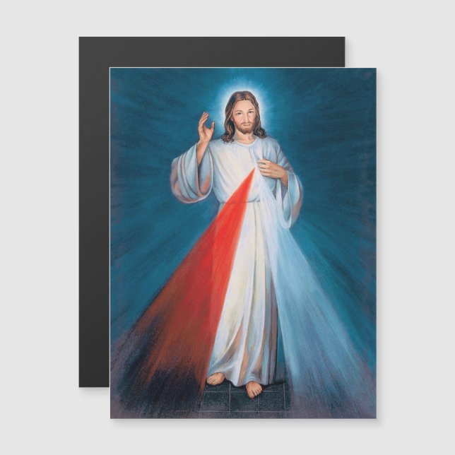 Jesucristo Divina Misericordia Sagrado Corazón de  (Anverso/Reverso)