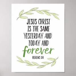 Jesucristo es el mismo arte para siempre