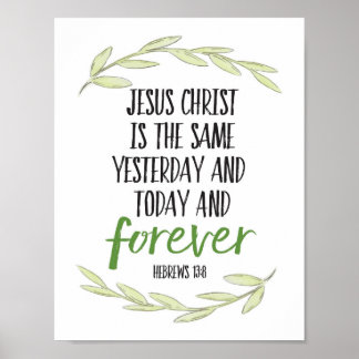 Jesucristo es el mismo arte para siempre
