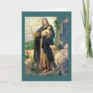Jesucristo la buena tarjeta de condolencia del