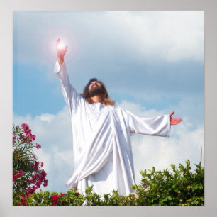 Jesucristo que asciende a dios cristiano del arte