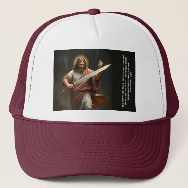 Jesucristo regresa con un Sombrero Camionero de Es (Anverso)