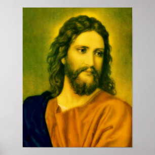 Jesucristo responde al rico Poster de impresión