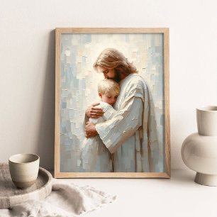 Jesús Abrazando Niño, Arte Cristiano, Jesús y Niño