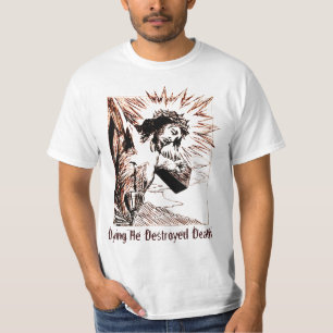 Jesús adaptable en la camisa cruzada