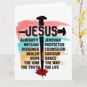 *Jesús*-Agrega tu mensaje especial Tarjeta