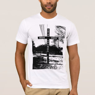 Jesús ahorra a Satan pasa la camiseta de Matt
