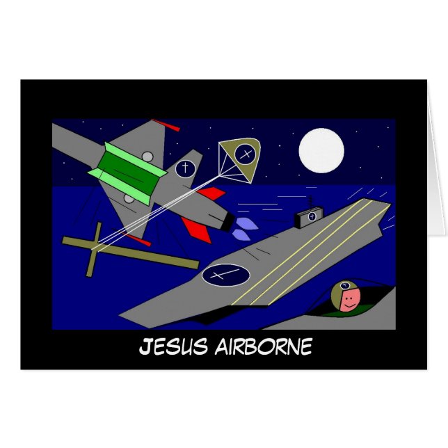 Jesus Airborne (Anverso (Horizontal))