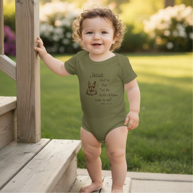 Jesús Ama A Los Niños Traje De Cuerpo De Una Pieza (Subido por el creador)