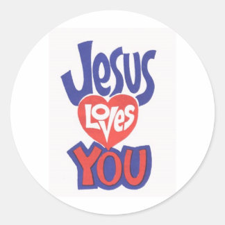 JESÚS-AMAS-TÚ Pegatinas