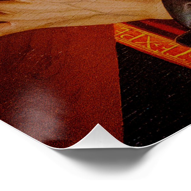 Jesus carrying the cross poster (Esquina)