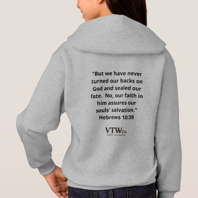 Jesús > Chicas de la cultura Hoodie (Reverso)