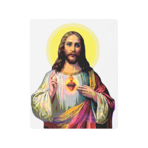 Jesus Christus en el estilo de arte pop impresión
