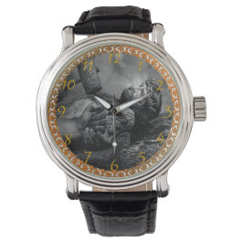 Jesús clavó un reloj grande