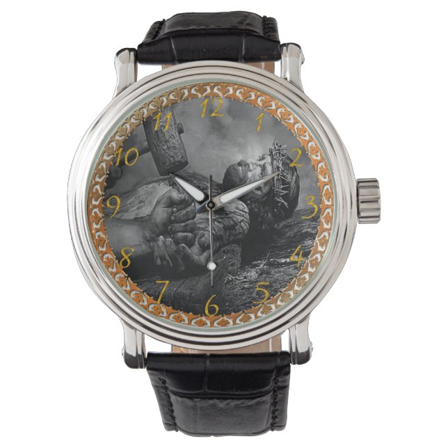 Jesús clavó un reloj grande (Anverso)