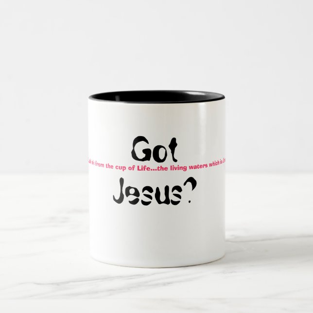 ¿Jesús conseguido? Taza (Centro)