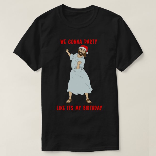 ¡JESÚS CUMPLEAÑOS! Camiseta esencial (Diseño del anverso)