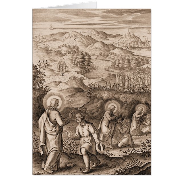 Jesús cura el el sordo y mudo (Frente)