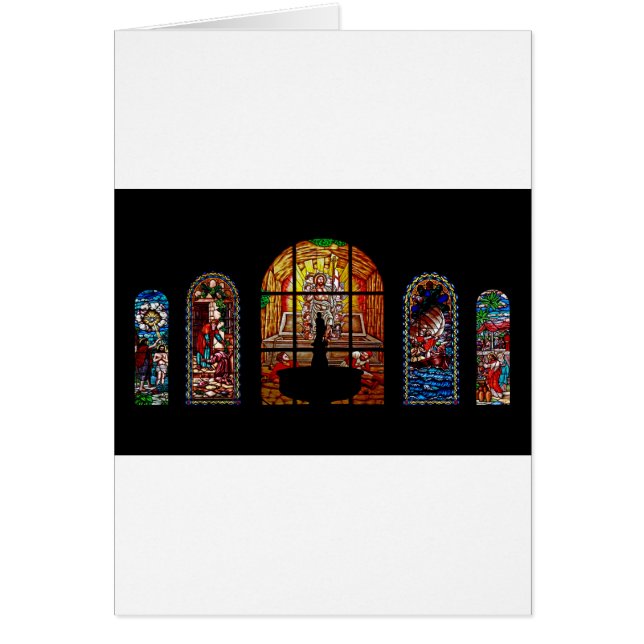 jesús de vidrio manchado (Frente)