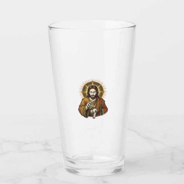 Jesús Dejó Caer Auricular Inalámbrico Debajo del E (Anverso)