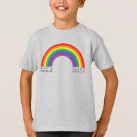 Jesús del arcoiris gris de camiseta del niño salva