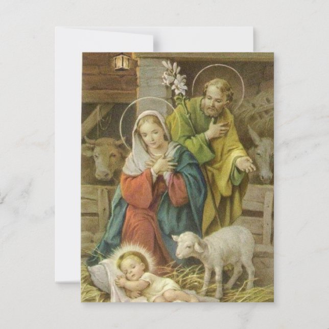 Jesús del Niño Vintage de Navidad (Anverso)