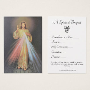 Jesús Divino Misericordia Espiritual Oración de Bo