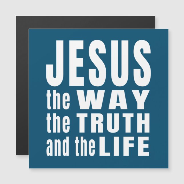 Jesús el camino la verdad y la vida   (Anverso/Reverso)