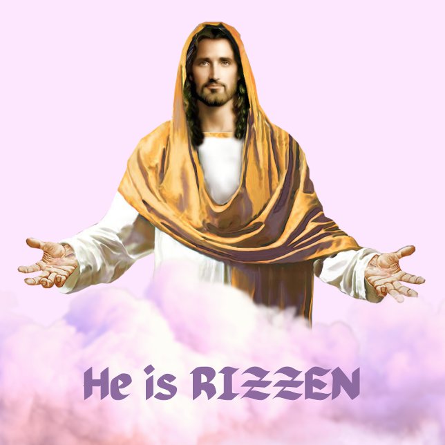 Jesús "Él es Rizzen" camiseta (Subido por el creador)