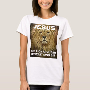 JESÚS EL LEÓN DE JUDAH, camisetas cristianas