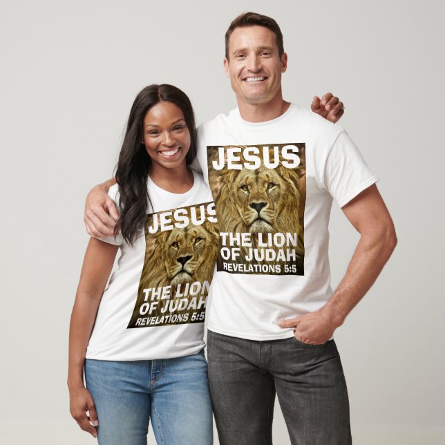 JESÚS EL LEÓN DE JUDAH, camisetas cristianas (Unisexo)