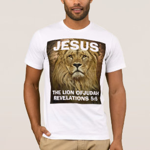JESÚS EL LEÓN DE JUDAH, camisetas cristianas