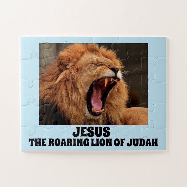 JESÚS, EL ROARTE LION DE JUDAH JIGSAW PUZZLE (Horizontal)