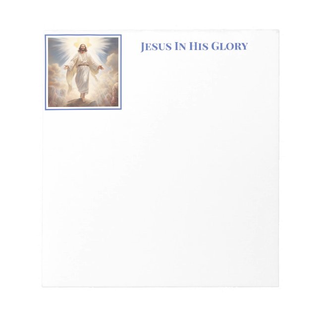 Jesús En El Bloc De Notas De Gloria (Frente)