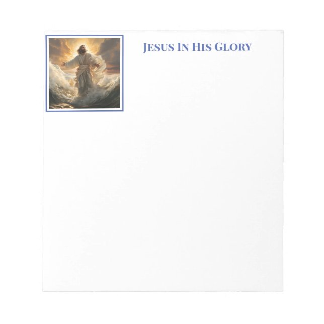 Jesús En El Bloc De Notas De Gloria (Frente)