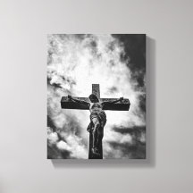 Jesús en la Cruz – Lienzo de Fe y Redención  