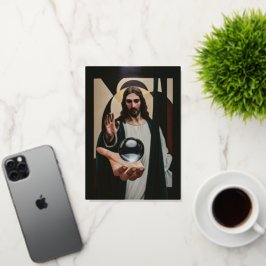 Jesús en la elegancia neo-cubista modernidad Resum