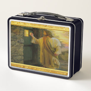 Jesús en su puerta con un diseño del efecto