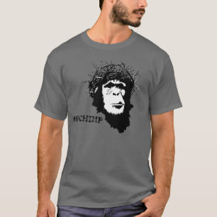 Jesús era camisa del ateo del chimpancé del 98%