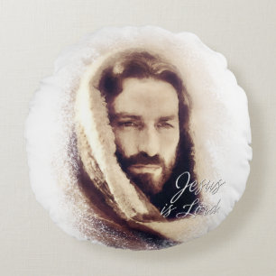 Jesús es almohadas redondas de señor AA