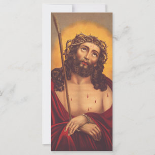 Jesús es coronado con una corona de espinas