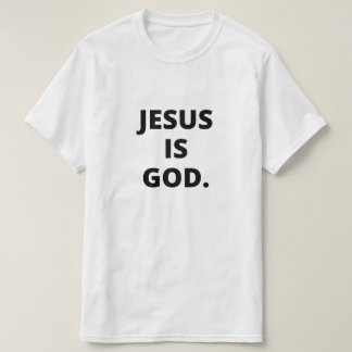 Jesús es dios, camiseta minimalista cristiana