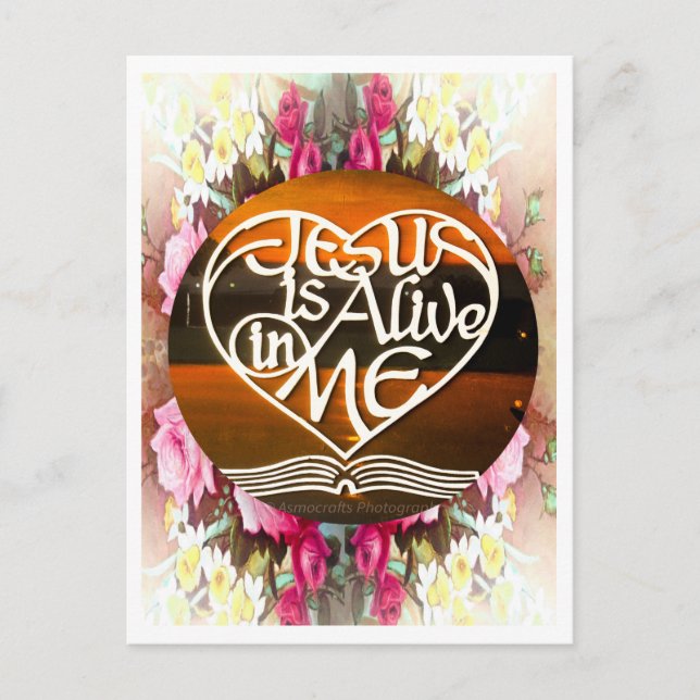 JESÚS es & El Consolador ...Tarjeta Postal (Anverso)