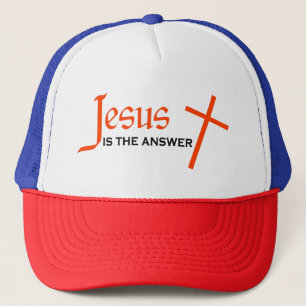 Jesús es el Gorra de la Cruz Cristiana Respuesta