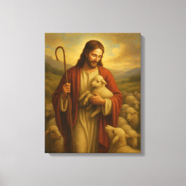 Jesús es el lienzo de arte de pared de Shephard #3