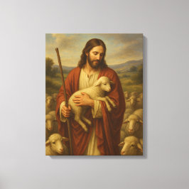 Jesús es el lienzo de arte de pared de Shephard #5