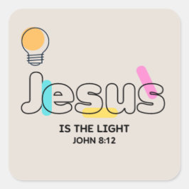 Jesús es el Pegatina ligero