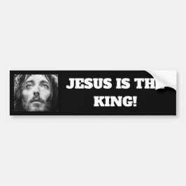 "Jesús es el rey" Pegatina de parachoques de vinil