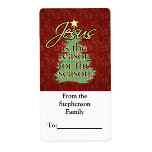 Jesús es la etiqueta cristiana del regalo del
