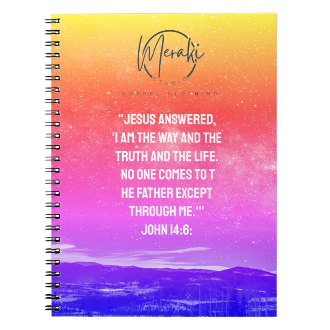 Jesús es la forma en que el cuaderno de fotos espi (Frente)